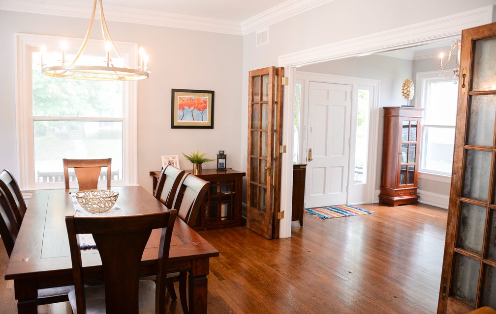 Updated French Doors in Historic 1910's Frankfort Home - Cohlmeyer Construction